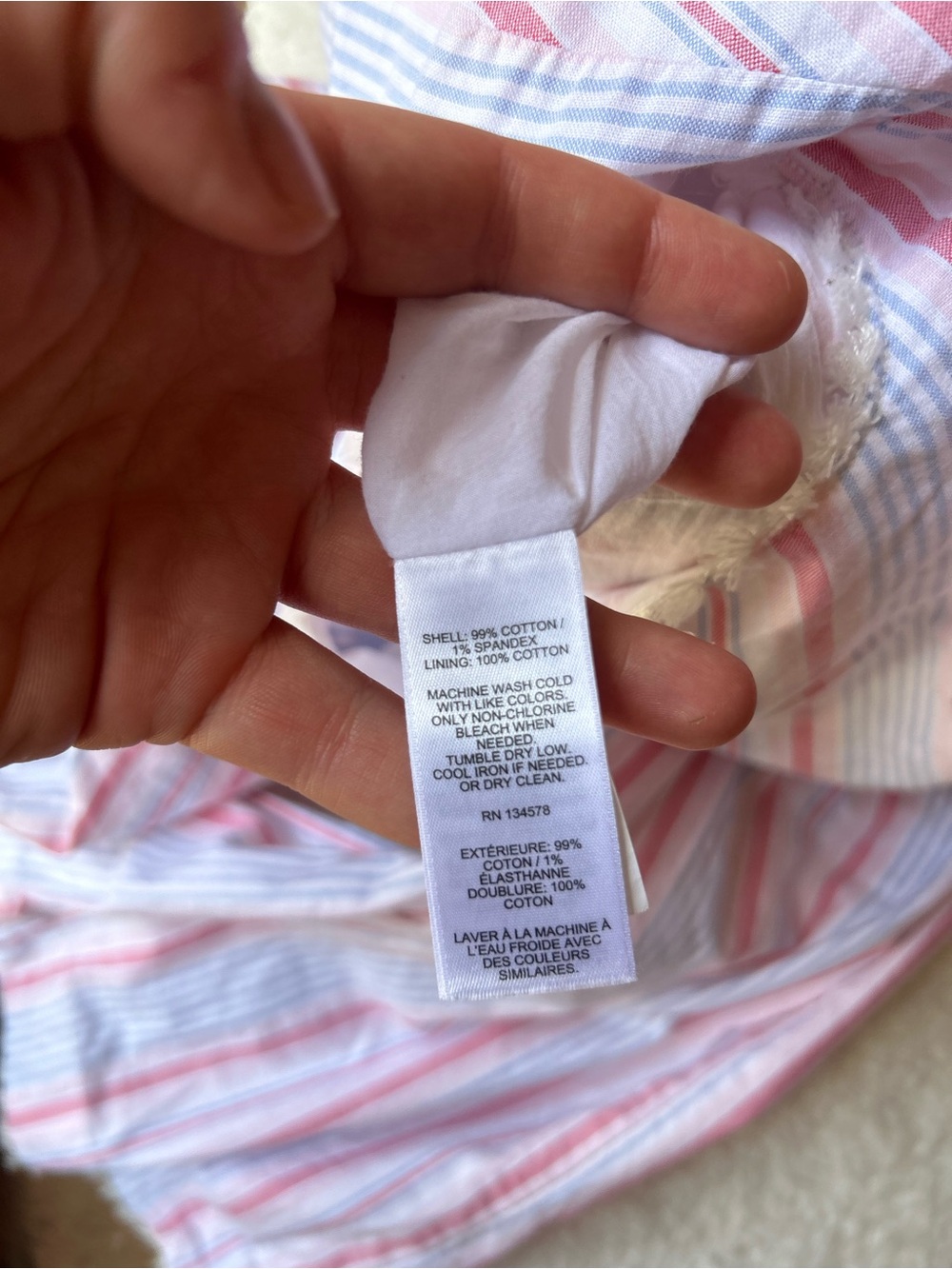 Vineyard Vines Abacos Pastel Stripe TaseWhite Jumpsuit - Picture 7 of 8